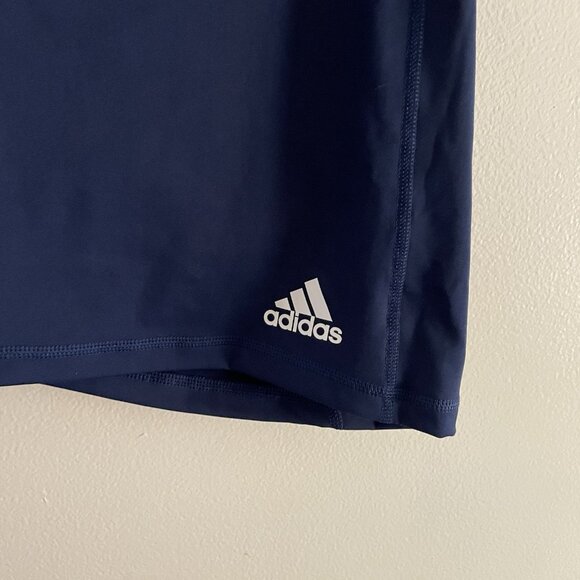 Adidas Aeroready Women 2XL Navy Blue Stretch Techfit Volleyball 4” Shorts NWT - Picture 3 of 11